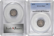 1879 Liberty Seated Dime. Proof-63 (PCGS).

PCGS# 4776. NGC ID: 23D4.

Estimate: USD 400