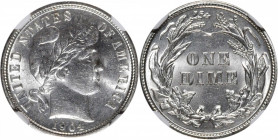 1904 Barber Dime. MS-64 (NGC).

PCGS# 4833. NGC ID: 23ER.

Estimate: USD 100