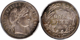 1906-O Barber Dime. MS-66 (PCGS).

PCGS# 4840. NGC ID: 23EZ.

Estimate: USD 1250
