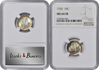 1920 Mercury Dime. MS-64 FB (NGC).

PCGS# 4929. NGC ID: 23HB.

Estimate: USD 85