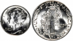 1945 Mercury Dime. MS-67+ (PCGS). CAC.

PCGS# 5056. NGC ID: 23KE.

Estimate: USD 125