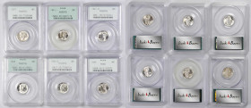 Lot of (6) Gem Mint State Mercury Dimes. (PCGS). OGH.

Included are: 1937 MS-65 FB; 1941 MS-65 FB; 1941-D MS-65 FB; 1943 MS-65 FB; 1943-D MS-65 FB; ...