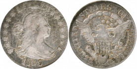 1806 Draped Bust Quarter. Fine-15 Details--Graffiti, Damaged (ICG).

PCGS# 5314. NGC ID: 23RD.

Estimate: USD 300