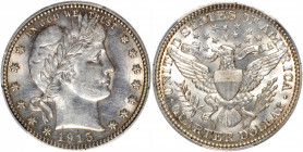 1915 Barber Quarter. AU-58 (PCGS).

PCGS# 5670. NGC ID: 2422.

Estimate: USD 120