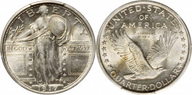 1917 Standing Liberty Quarter. Type I. AU-58 (PCGS).

PCGS# 5706. NGC ID: 242Z.

Estimate: USD 200