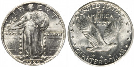 1926 Standing Liberty Quarter. MS-62 (PCGS).

PCGS# 5754. NGC ID: 243R.

Estimate: USD 150