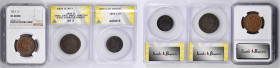 Lot of (3) Certified Half Cents and Large Cents.

Included are: Half Cent: 1809 Classic Head, Good-6 (ANACS); Large Cents: 1803 Draped Bust, S-243, ...