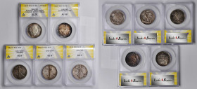 Lot of (5) Walking Liberty and Commemorative Silver Half Dollars. (ANACS).

Included are: Walking Liberty: 1916 AG-3; 1916-D VG-8; 1917-D Obverse Mi...