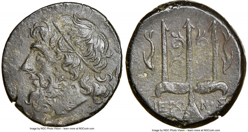 SICILY. Syracuse. Hieron II (ca. 275-215 BC). AE litra (20mm, 11h). NGC Choice V...