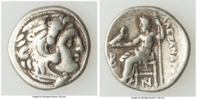 MACEDONIAN KINGDOM. Alexander III the Great (336-323 BC). AR drachm (18mm, 4.20 gm, 12h). Fine. Posthumous issue of 'Colophon', ca. 310-301 BC. Head o...
