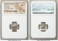 MACEDONIAN KINGDOM. Philip III Arrhidaeus (323-317 BC). AR drachm (17mm, 12h). NGC XF. Lifetime issue from uncertain Asia mint, ca. 323-280 BC. Head o...