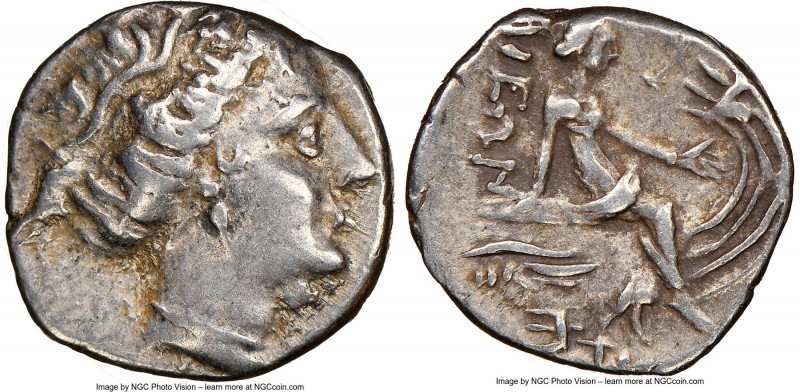 EUBOEA. Histiaea. Ca. 3rd-2nd centuries BC. AR tetrobol (14mm, 11h). NGC XF. Hea...