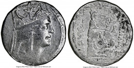 ARMENIAN KINGDOM. Tigranes II the Great (95-56 BC). AR tetradrachm (25mm, 15.21 gm, 11h). NGC Choice VF 4/5 - 2/5. Antioch, ca. 83-70. Diademed and dr...