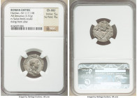 Hadrian (AD 117-138). AR denarius (19mm, 3.37 gm, 8h). NGC Choice AU 5/5 - 4/5. Rome, AD 119-122. IMP CAESAR TRAIAN-HADRIANVS AVG, laureate bust of Ha...