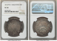 Rio de la Plata 8 Reales 1815 PTS-F VF30 NGC, Potosi mint, KM14. Rose-gray with carbon and cobalt edge toning.

HID09801242017

© 2020 Heritage Au...