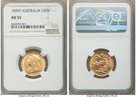 Victoria gold Sovereign 1899-P AU55 NGC, Perth mint, KM13. AGW 0.2355 oz. 

HID09801242017

© 2020 Heritage Auctions | All Rights Reserved