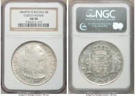 Charles III 8 Reales 1803 PTS-PJ AU58 NGC, Potosi mint, KM73. Conservatively graded, fully struck, lustrous and virtually untoned. Ex. Cuzco Hoard

...
