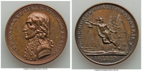 Napoleon bronze Restrike "Bonaparte, Liberator of Egypt" Medal 1799-Dated UNC, Hennin-922, Julius-717. 32mm. 14.64gm. Plain edge, stamped "(cornucopia...