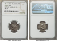Napoleon silver "Birth of the King of Rome" Medal 1811-Dated MS64 NGC, Bram-1102, Julius-2434. 18.5mm. On the birth of Napoleon II. PARIS ROME Personi...