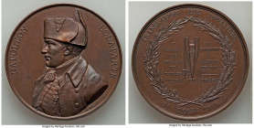 Louis Philippe I copper "Transfer of the body of Napoleon to the Invalides" Medal 1840 UNC, Collignon-1227. 51.5mm. 77.07gm. By E. Rogat. NAPOLEON BON...