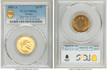 Napoleon III gold 20 Francs 1857-A MS64 PCGS, Paris mint, KM781.1, Gad-1061, Fr-531. 

HID09801242017

© 2020 Heritage Auctions | All Rights Reser...