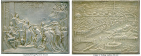 "Exposition Universelle" silver Plaquette 1900 AU (Obverse Polished), 69x55mm. 110.42gm. By Besnard. 

HID09801242017

© 2020 Heritage Auctions | ...
