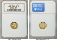 Brunswick-Lüneburg-Calenberg-Hannover. Georg II August gold 1/2 Goldgulden 1750-S MS61 NGC, Hannover mint, KM300. 

HID09801242017

© 2020 Heritag...