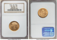 Victoria gold "Shield" Sovereign 1871 MS64 NGC, KM752, S-3856. Die # 31. Choice satin surfaces with radiant luster. AGW 0.2355 oz. 

HID09801242017...