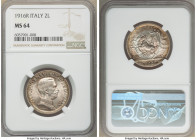 Vittorio Emanuele III 2 Lire 1916-R MS64 NGC, Rome mint, KM55. Multi-colored pastel toning. 

HID09801242017

© 2020 Heritage Auctions | All Right...