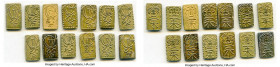 Tempo 13-Piece Lot of Uncertified Nishu Kin ND (1832-1858), KM-C18. Grades VF-XF. Average weight 1.61gm. Sold as is, no returns. 

HID09801242017
...