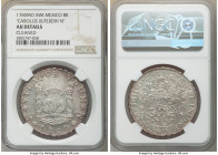Charles III 8 Reales 1760 Mo-MM AU Details (Cleaned) NGC, Mexico City mint, KM105. CAROLUS. III/FERDIN. VI. recut die.

HID09801242017

© 2020 Her...