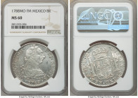 Charles III 8 Reales 1788 Mo-FM MS60 NGC, Mexico City mint, KM106.2a. Semi-Prooflike fields on reverse. 

HID09801242017

© 2020 Heritage Auctions...