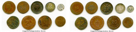 9-Piece Lot of Uncertified Assorted Issues, Includes mixed lot of copper and silver coins. Sold as is, no returns. 

HID09801242017

© 2020 Herita...