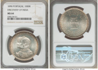Carlos I "Discovery of India" 1000 Reis 1898 MS64 NGC, Lisbon mint, KM539. Issued for the 400th anniversary of the Discovery of India. 

HID09801242...