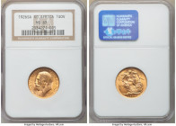 George V gold Sovereign 1926-SA MS65 NGC, Pretoria mint, KM21, S-4001. AGW 0.2355 oz. 

HID09801242017

© 2020 Heritage Auctions | All Rights Rese...