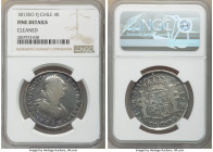 Pair of Certified Assorted 4 Reales NGC, 1) Chile: Ferdinand VII 4 Reales 1813 So-FJ - Fine Details (Cleaned), Santiago mint, KM67 2) Spain: Charles I...