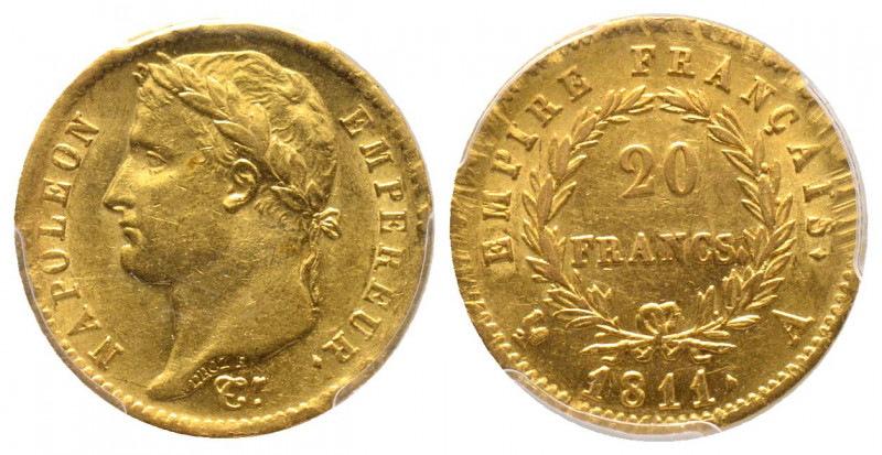 France. Premier Empire 1804-1814
20 Francs, Paris, 1811 A, petit coq, AU 6.45 g....
