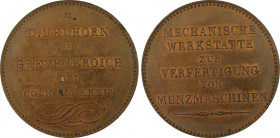 France. Louis Philippe I, Essai de Uhlhorn au module de 5 Francs, Paris, 1846, AE 21.53 g.
Ref : Maz.1166a
Conservation : PCGS SP 64 BN