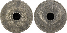 France. IIIe République, Essai de 20 centimes, Paris, 1889 A, Ni 2.5 g.
Ref : Gadoury (1989) 317, Maz.2317 (R1)
Conservation : PCGS SP 62