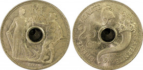 France. IIIe République, Essai de 25 centimes par Peter, grand Module, Paris, 1913, Ni 5 g.
Ref : GEM 72.2, Gadoury (1989) 374, Maz 2148 (R2)
Conser...