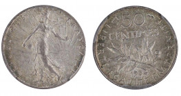 France. IIIe République 1870-1940
50 centimes Semeuse, Paris, 1904, AG 2.5 g.
Ref : G. 420
Conservation : PCGS MS62. FDC