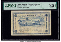 China Imperial Chinese Railways, Shanghai 1 Dollar 2.1.1899 Pick A59 S/M#S13-1 PMG Very Fine 25 Net. A restoration is noted.

HID09801242017

© 2020 H...