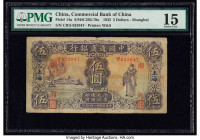 China Commercial Bank of China, Shanghai 5 Dollars 6.1932 Pick 14a S/M#C293-70a PMG Choice Fine 15. Annotations are visible on this example.

HID09801...
