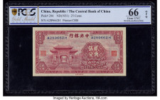 China Central Bank of China 25 Cents ND (1931) Pick 204 PCGS Gold Shield Gem UNC 66 OPQ. 

HID09801242017

© 2020 Heritage Auctions | All Rights Reser...