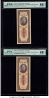 China Central Bank of China 5000 Customs Gold Units 1948 Pick 361 S/M#C301-62 Two Consecutive Examples PMG Gem Uncirculated 66 EPQ (2). 

HID098012420...