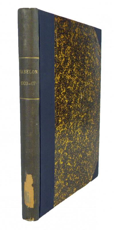 Monographs by Ernest Babelon

Babelon, Ernest. BOUND VOLUME OF OFFPRINTS OF AR...