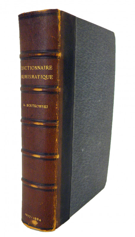 Extensive 19th-century Collectors’ Guide 

Boutkowski, Alexandre. DICTIONNAIRE...