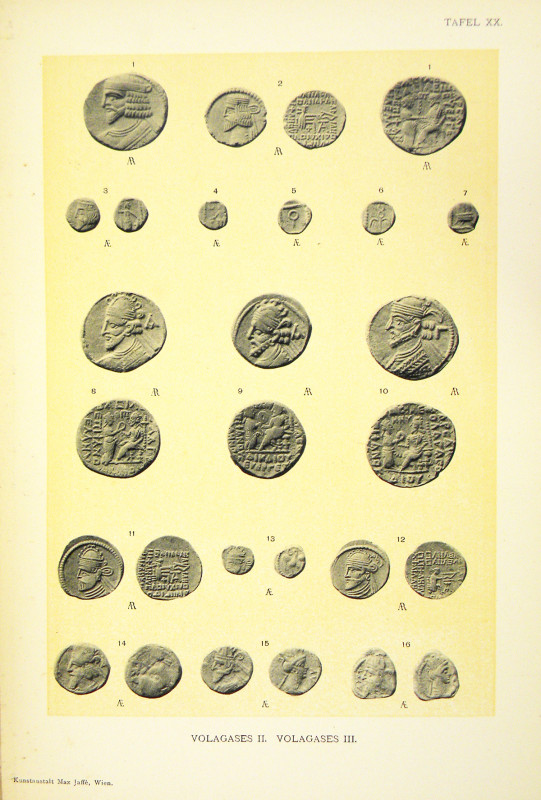 Major Reference on Parthian Coinage

Petrowicz, Alexander Ritter von. SAMMLUNG...