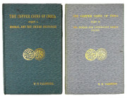 Valentine’s Charming Volumes on India

Valentine, W.H. THE COPPER COINS OF INDIA. PART I: BENGAL AND THE UNITED PROVINCES. [with] PART II: THE PANJA...