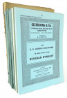Glendining Sales

Glendining & Co. AUCTION CATALOGUES FEATURING ANCIENT COINS. London, 1929–1984. Sixteen catalogues, as follows: Greek & Roman (15–...